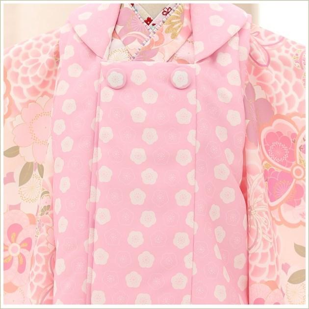 3歳女の子 七五三 着物レンタル 被布セット f1464 子供着物 人気