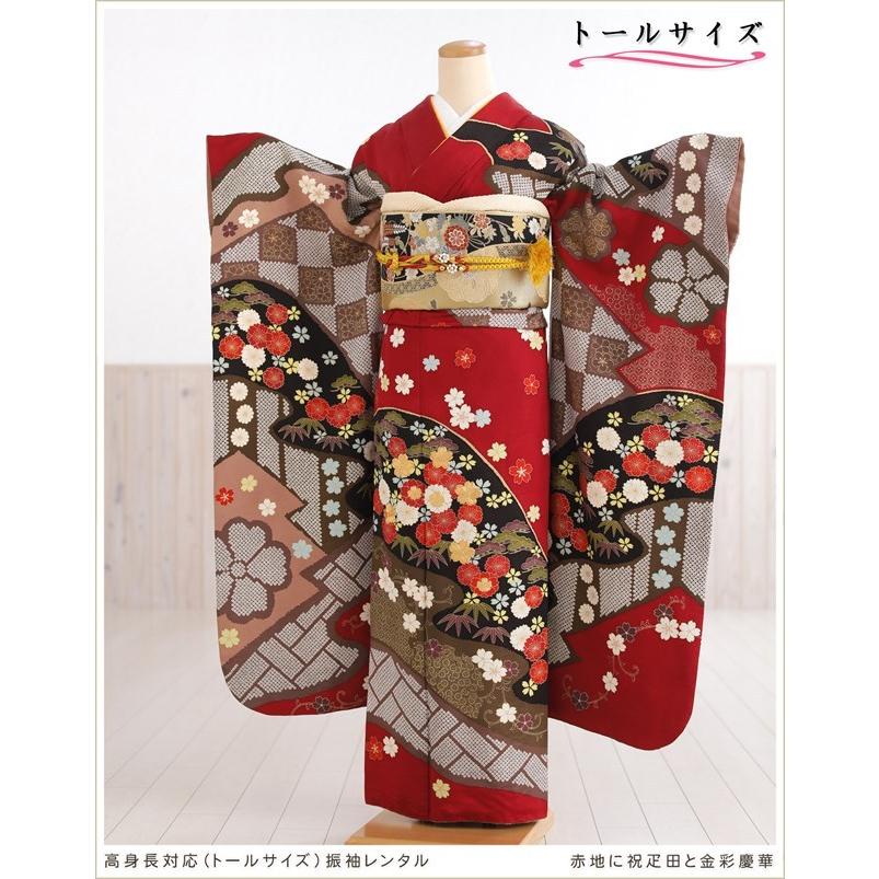 高身長トールサイズ 成人式 振袖レンタル1月 お正月 fb1351ts 振り袖