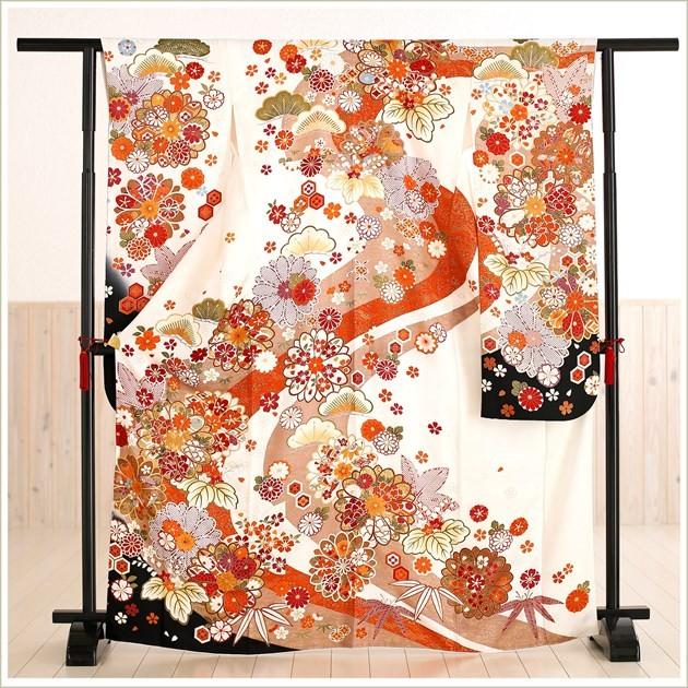 卒業式 袴レンタル fboh1162 〔女袴〕白地に慶び絢爛華に古典吉祥画×緑