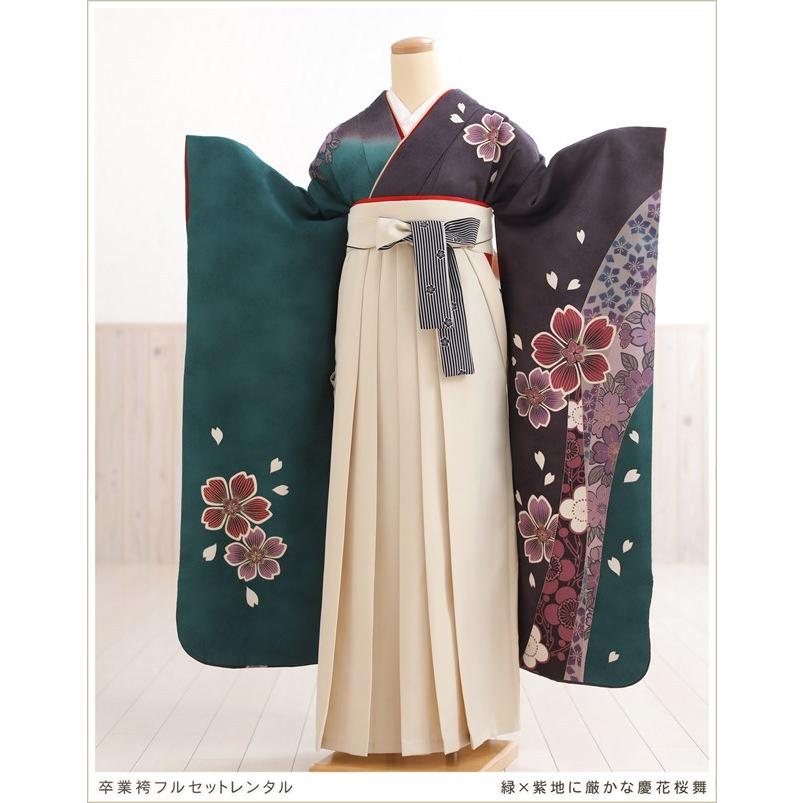 卒業式 袴レンタル 女 fboh1368 卒業袴 フルセット 大学 短大 振袖袴