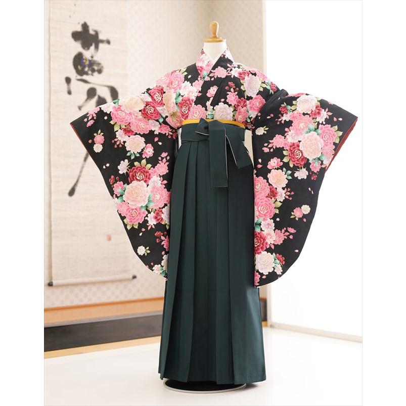 小学校卒業式 袴レンタル 小学生 女の子 h0743 フルセット ジュニア
