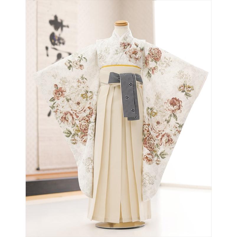 501ag93■七五三 卒園式 六歳 七歳 セミアンティーク着物&袴&袴下帯 卒園式 七五三 袴レンタル 6歳 7歳 着物レンタル h7358 女の子 幼稚園