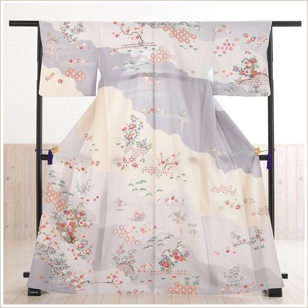 大きいサイズ 訪問着レンタル hh1503 卒業式 母 広幅 着物レンタル