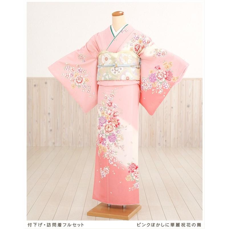 訪問着レンタル 結婚式 卒業式 入学式 七五三 hw1145 着物レンタル