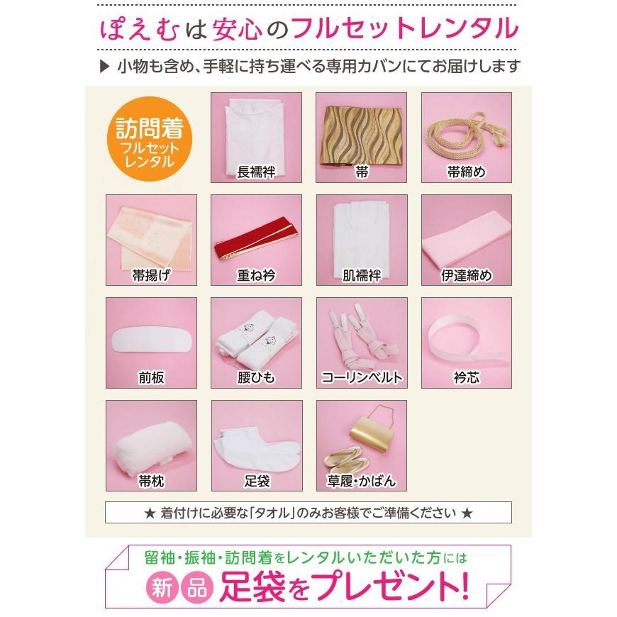 訪問着レンタル 卒業式 母 着物 hw1433 入学式 ママ 粋な着物レンタル