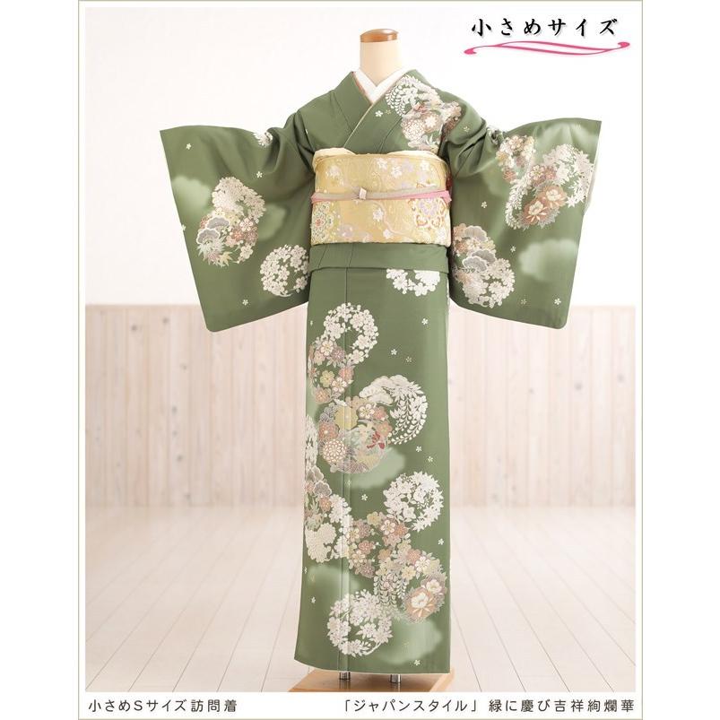 訪問着レンタル 小さいサイズ hw1479s 卒業式 母 Sサイズ 小さめ着物