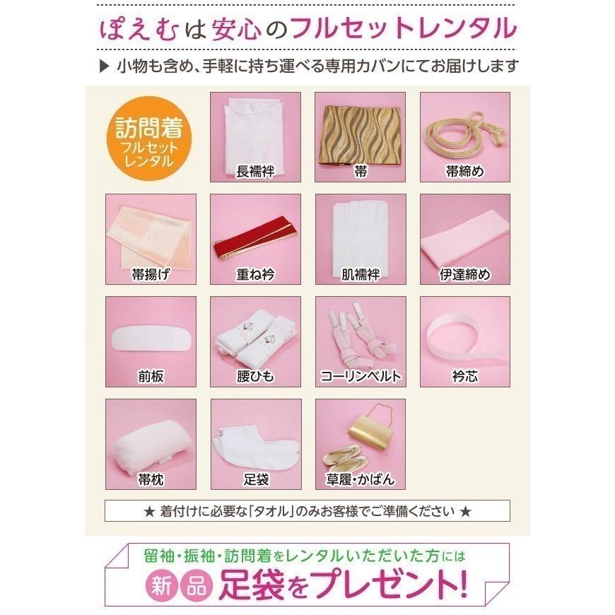 訪問着レンタル 小さいサイズ hw1479s 卒業式 母 Sサイズ 小さめ着物