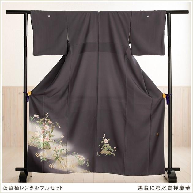 色留袖 レンタル it099 結婚式 着物レンタル 母親 正絹 食事会 叙勲