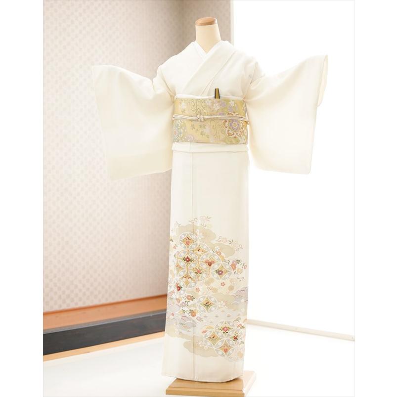色留袖 レンタル it215 結婚式 着物レンタル 母親 正絹 食事会 留袖 色 