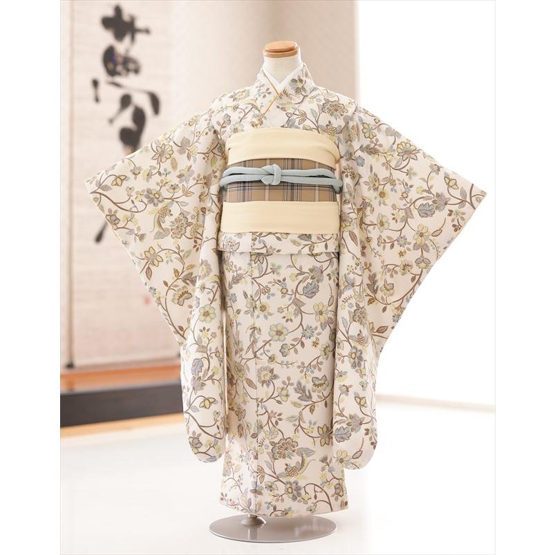 着物　女の子　5歳　7歳　七五三　単衣 5歳女の子 着物 小さめ7歳 七五三レンタル j5055 子供着物 フル