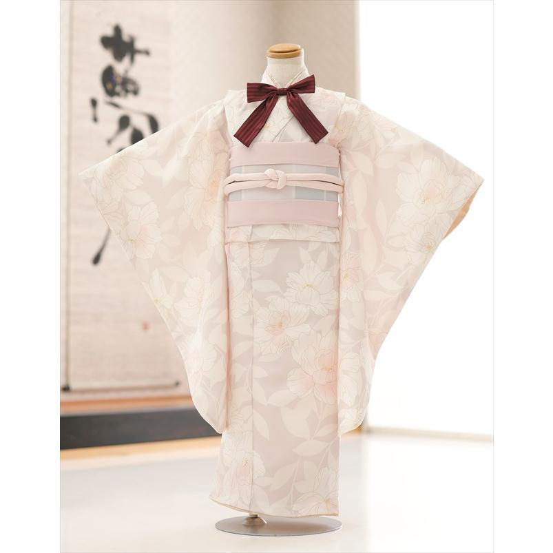 専用です　　アンティーク　白地に小花が可愛らしい着物に作りセット☆七五三女の子 七五三 7歳 四つ身着物フルセット ブランド Shikibu Roman 式部浪漫
