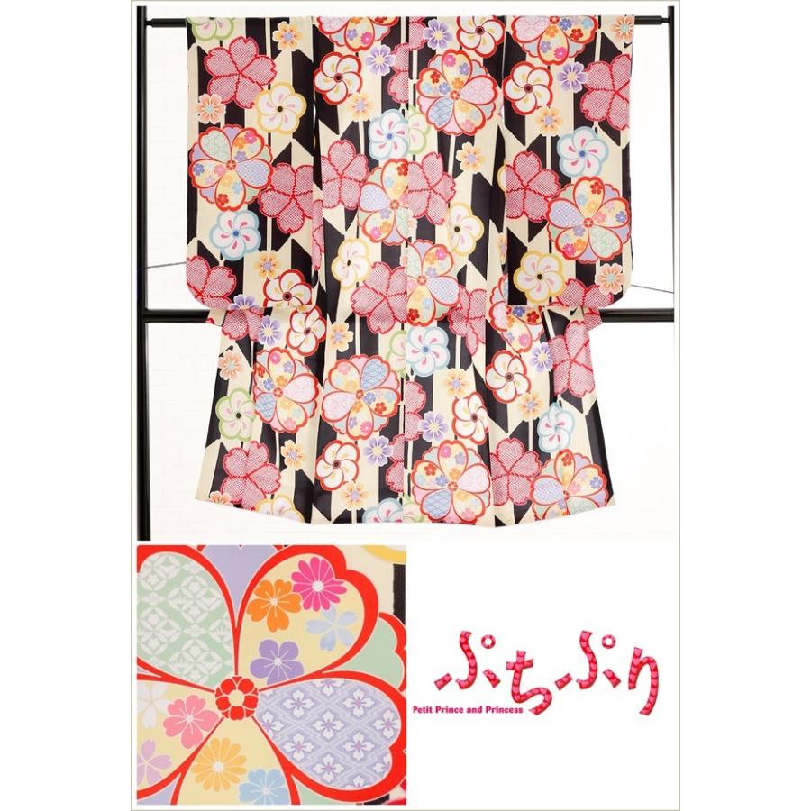 7歳 女の子 七五三レンタル 着物レンタル j7163 フルセット 753 子供