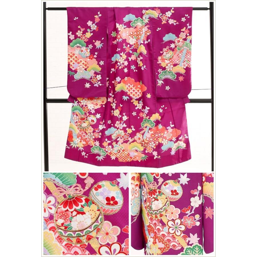 七五三レンタル 7歳 女の子 着物レンタル j7253 フルセット 753 子供
