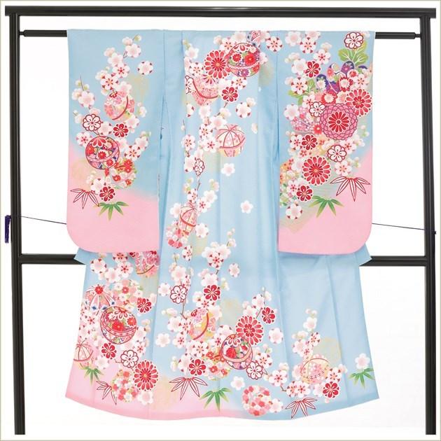 七五三レンタル 7歳 女の子 着物レンタル j7297 フルセット 753 子供