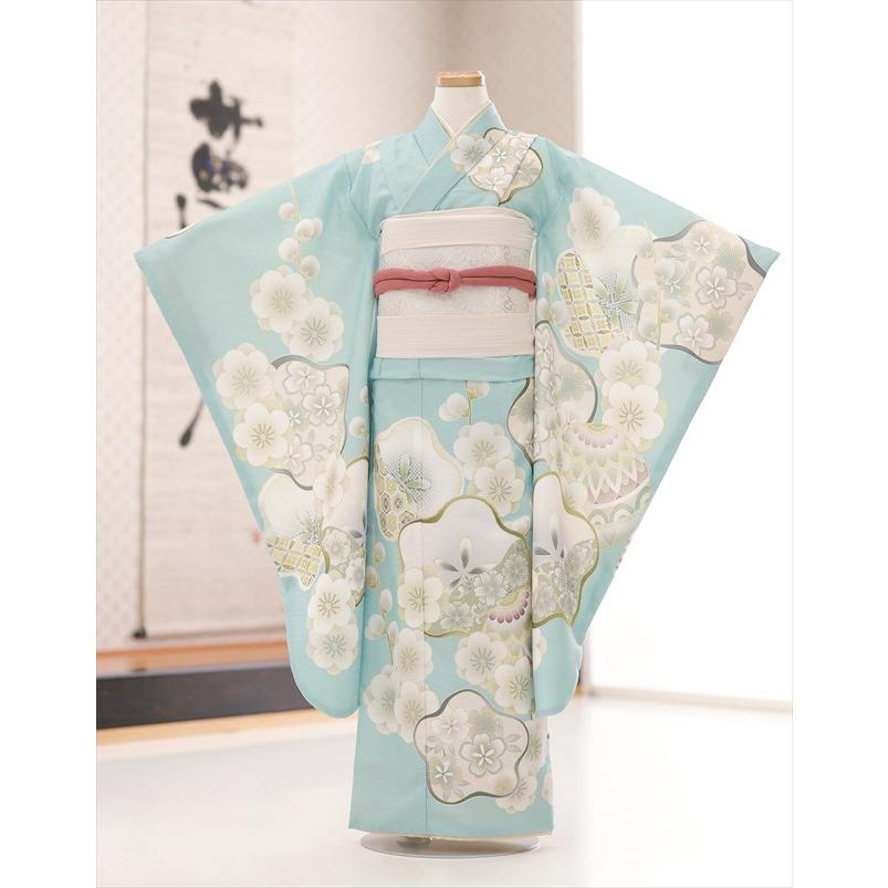 七五三 7歳 女の子 着物レンタル j7364 フルセット 753 子供着物 七草
