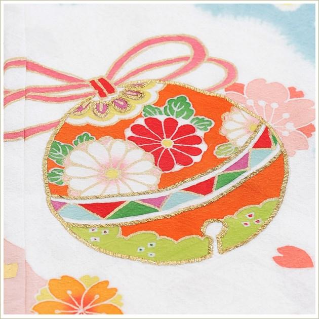 7歳 女の子 七五三 正絹 着物レンタル j7367 フルセット 上質 753 子供