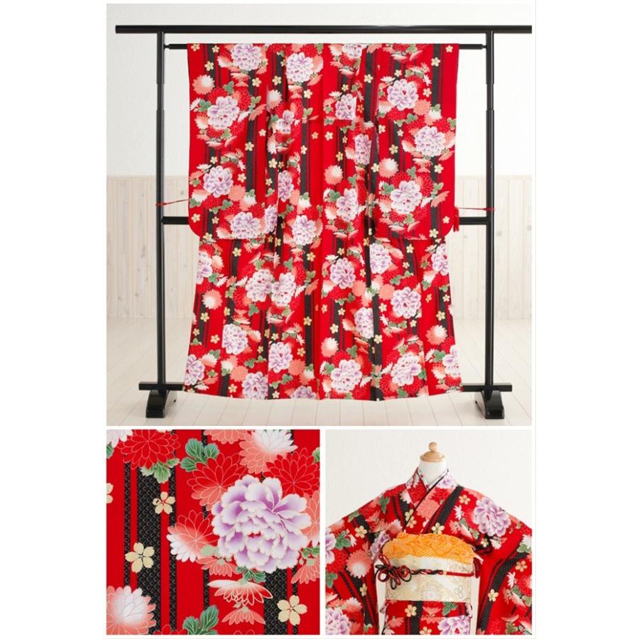 10歳〜13歳 女の子 着物レンタル jk010 ジュニア振袖 [山本寛斎