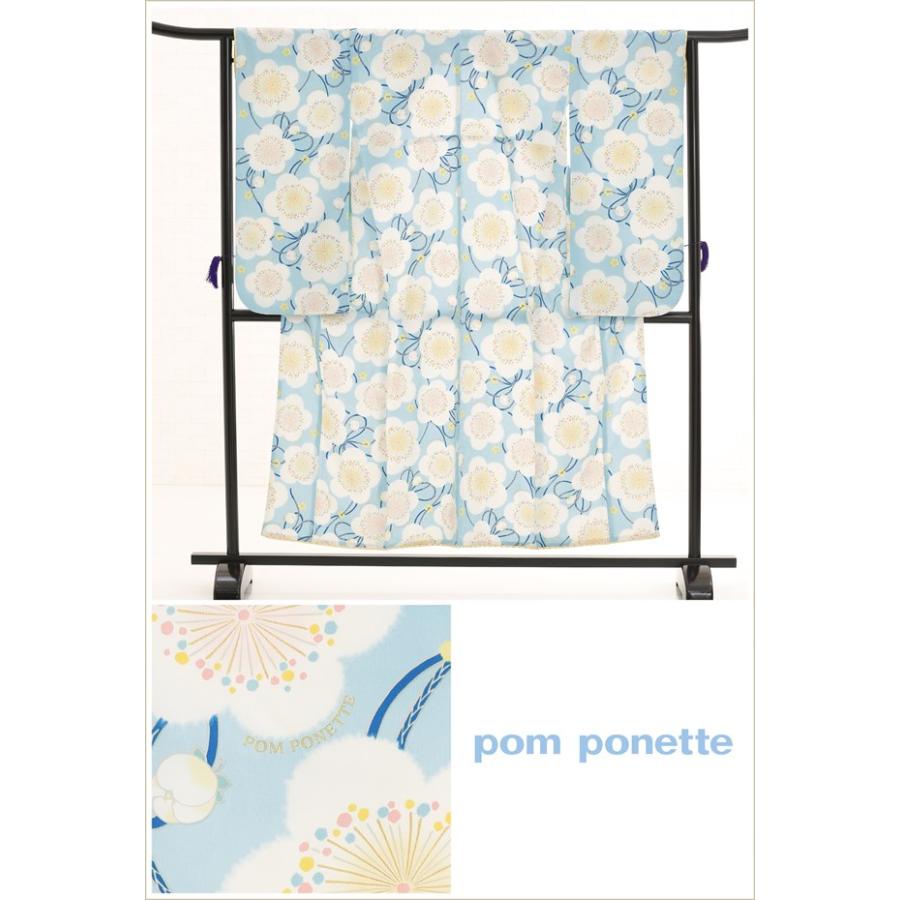 10歳 13歳 着物レンタル Jk0155 小学生 女の子 子供着物 ジュニア着物 十三参り 1 2成人式 レトロ フルセット ポンポネット ブランド 水色に祝いの麗花 Jk0155 貸衣裳ぽえむ 通販 Yahoo ショッピング