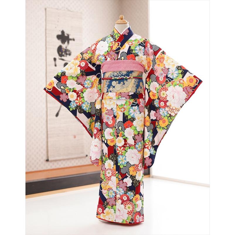 10歳〜13歳 子供振袖レンタル jk0194 女の子 ジュニア着物 十三参り