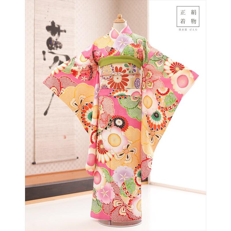ジュニア着物 正絹 十三参り ハーフ成人式などに