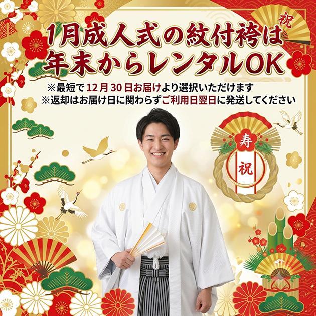 成人式 男 袴レンタル「スタイリッシュグレー×黒銀縞袴」mo062s 紋付袴