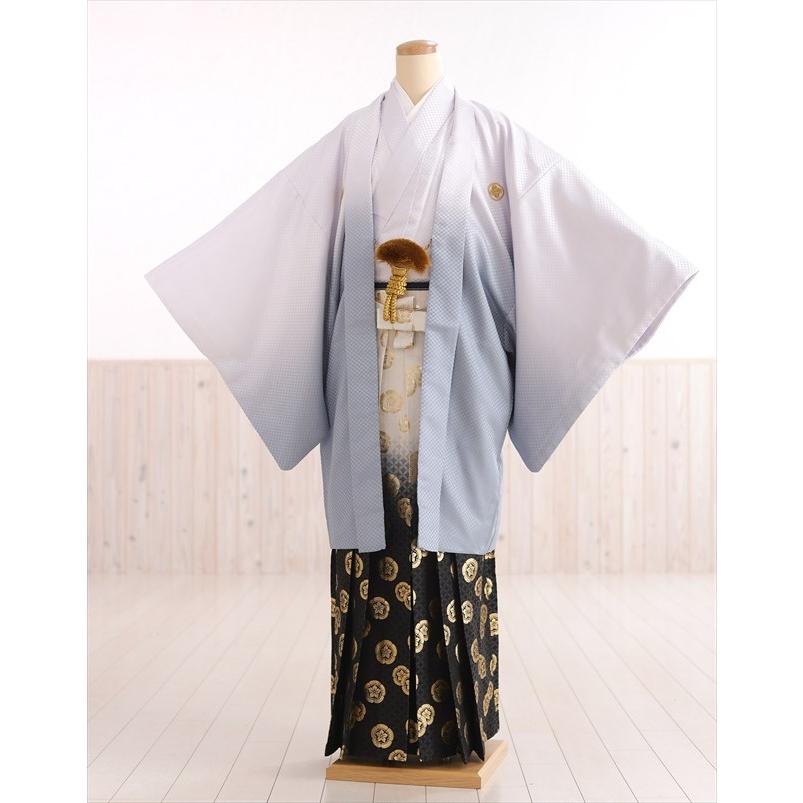 卒業式 袴レンタル 男 mo214 羽織袴 紋付フルセット 人気 メンズ 結婚