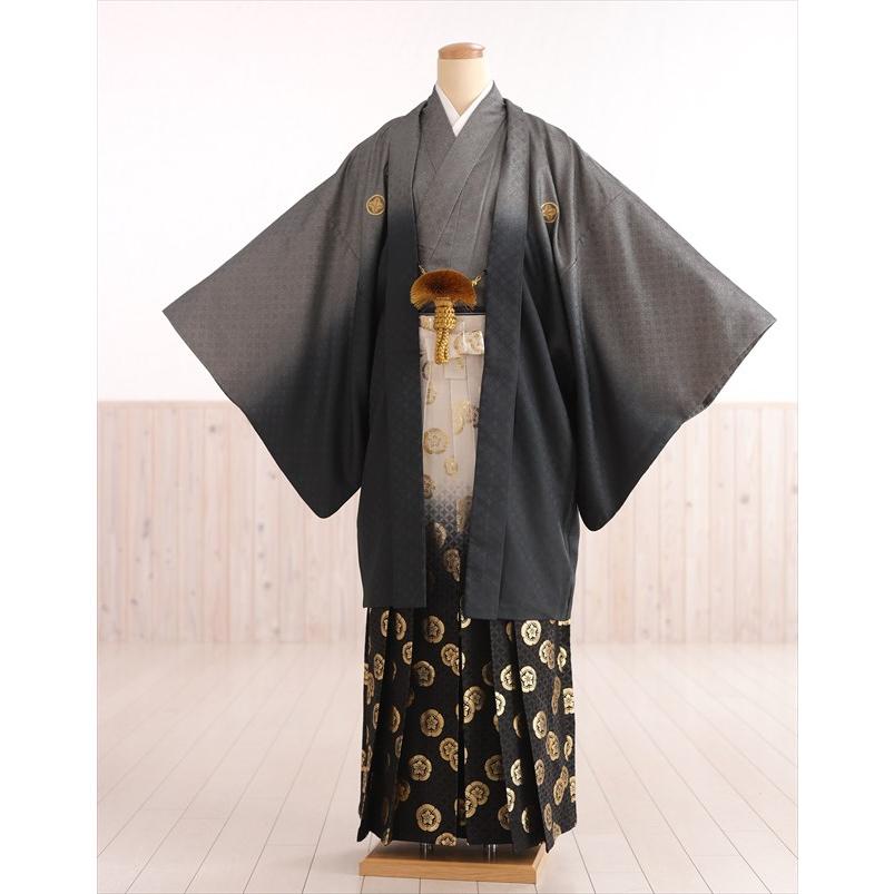 成人式 男 袴レンタル mo217s 紋付袴フルセット 男性着物 羽織袴