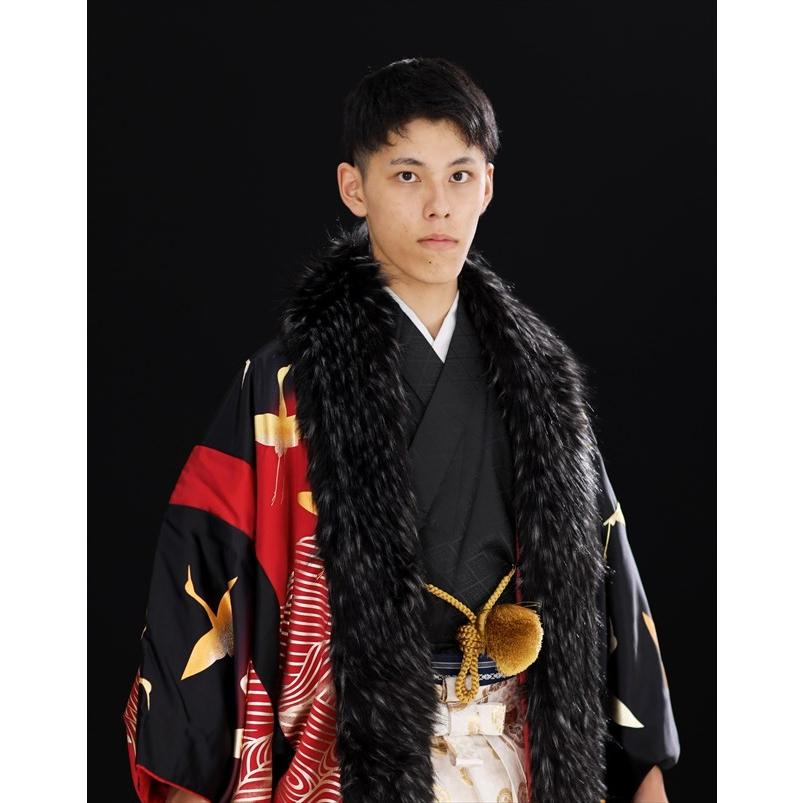 成人式 男 袴レンタル mo907s 派手 豪華 紋付袴フルセット 男性着物