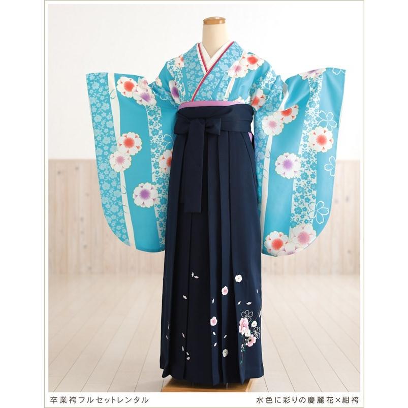 卒業式 女 袴レンタル oh5023 女袴フルセット 大学 短大 専門学校 謝恩