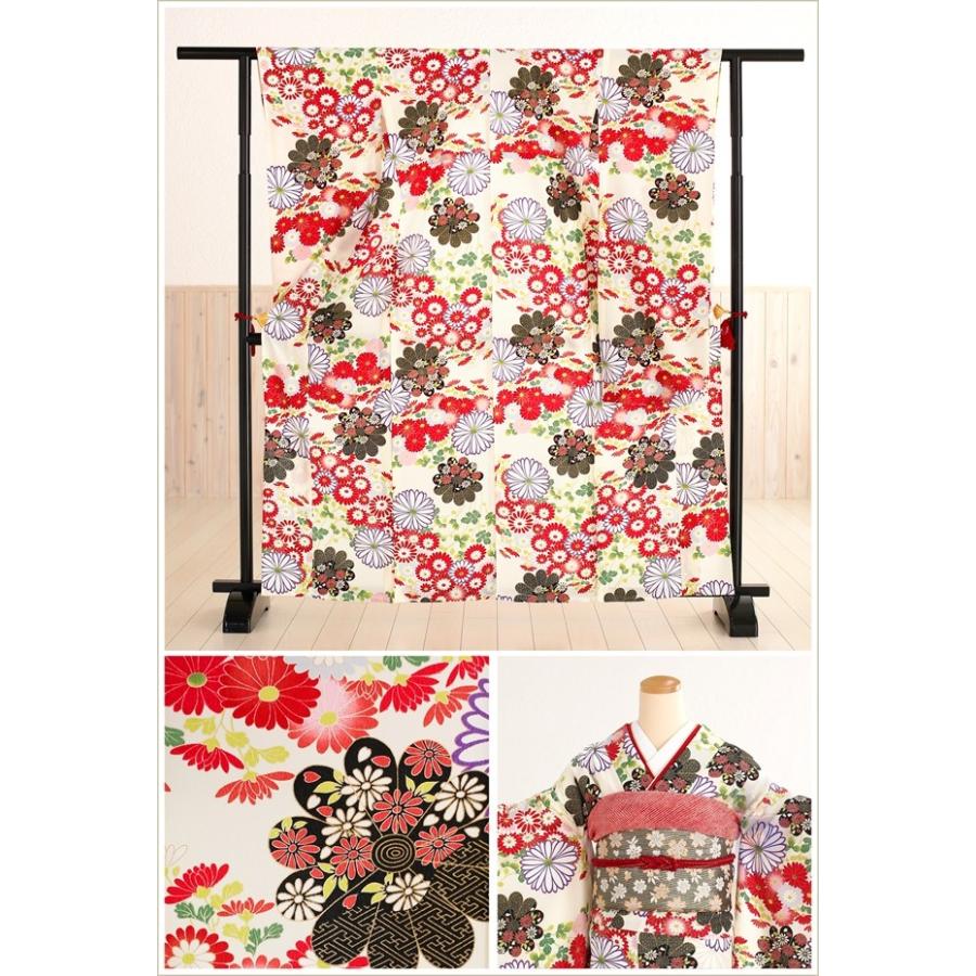 単衣　中振袖　　1146 夏用 単衣 振袖レンタル sf1146 結婚式 結納 振り袖 着物レンタル フル