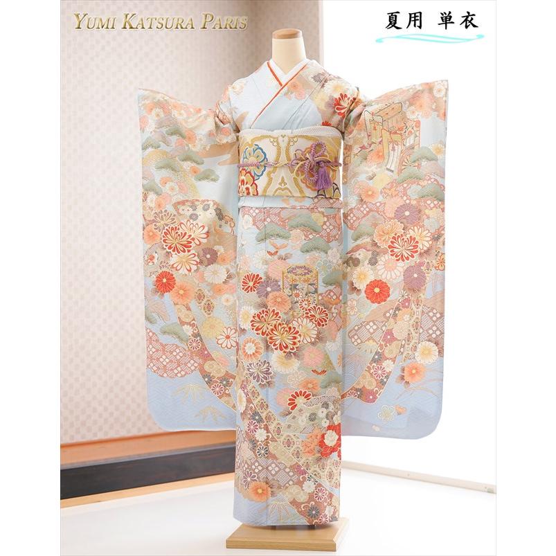 YUMI KATSURA（ユミカツラ） 夏用 単衣 桂由美 振袖レンタル sf8005