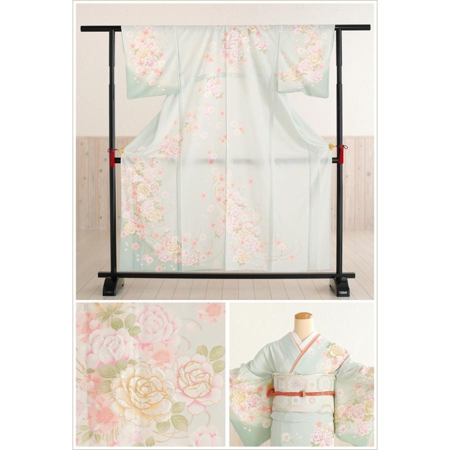 単衣 訪問着レンタル sh1024 夏用 着物レンタル フルセット ママ 母親