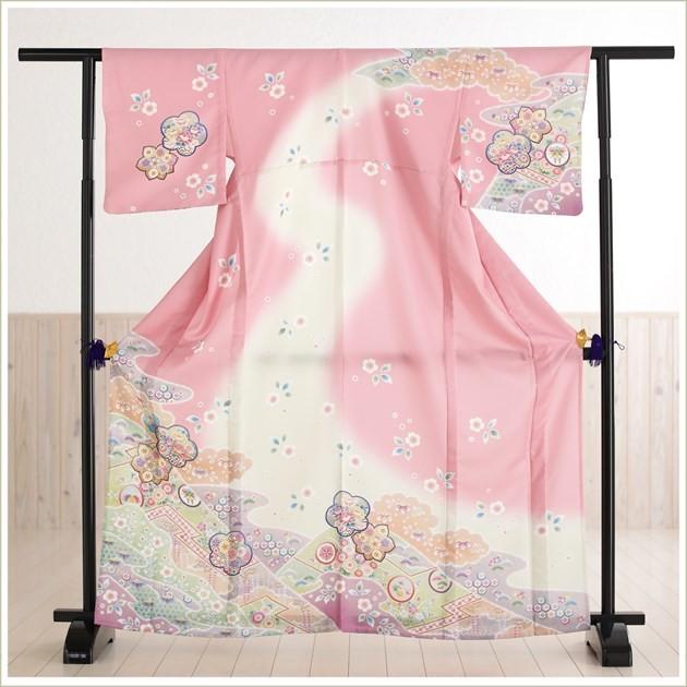 夏用 単衣 訪問着レンタル sh1112 着物レンタル フルセット ママ 母親