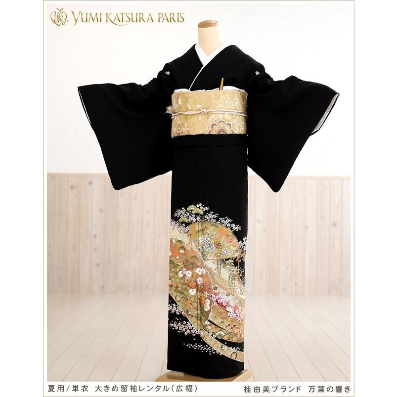 夏用 単衣 桂由美 大きいサイズ 留袖レンタル Sth707 広幅 母親 黒留袖 留め袖 結婚式 広幅着物レンタル フルセット 人気 万葉の響き Gorkhasansar Com