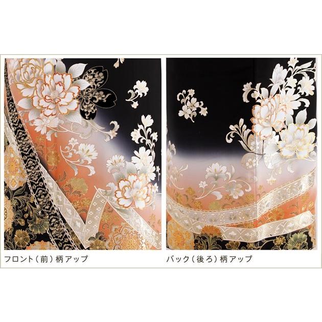 夏用 単衣 大きいサイズ 留袖レンタル sth725 広巾 母親 黒留袖 留め袖