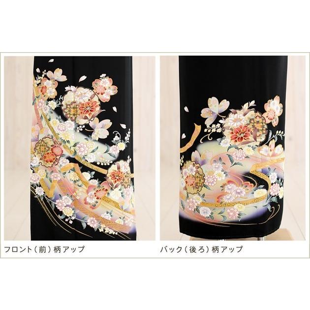 留袖レンタル 黒留袖レンタル 留め袖 結婚式 ts032 着物レンタル フル