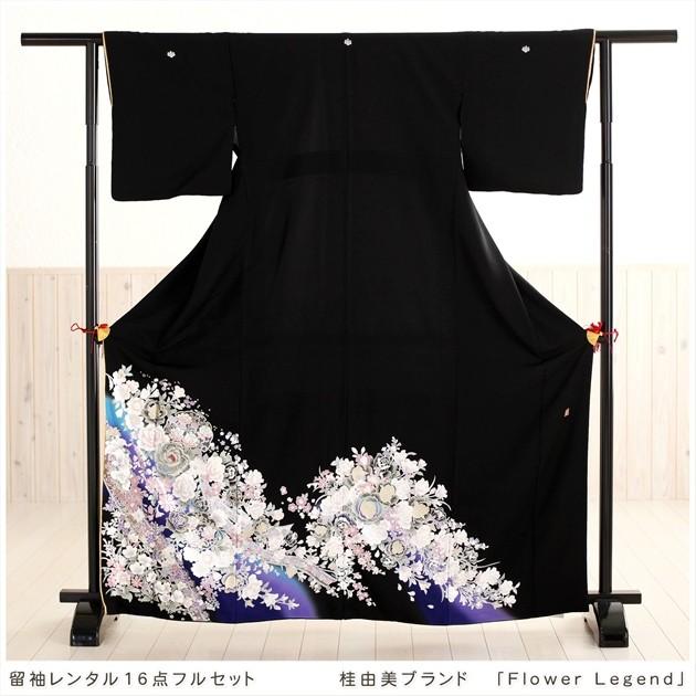 YUMI KATSURA（ユミカツラ） 桂由美 留袖レンタル ts053 黒留袖 留め袖