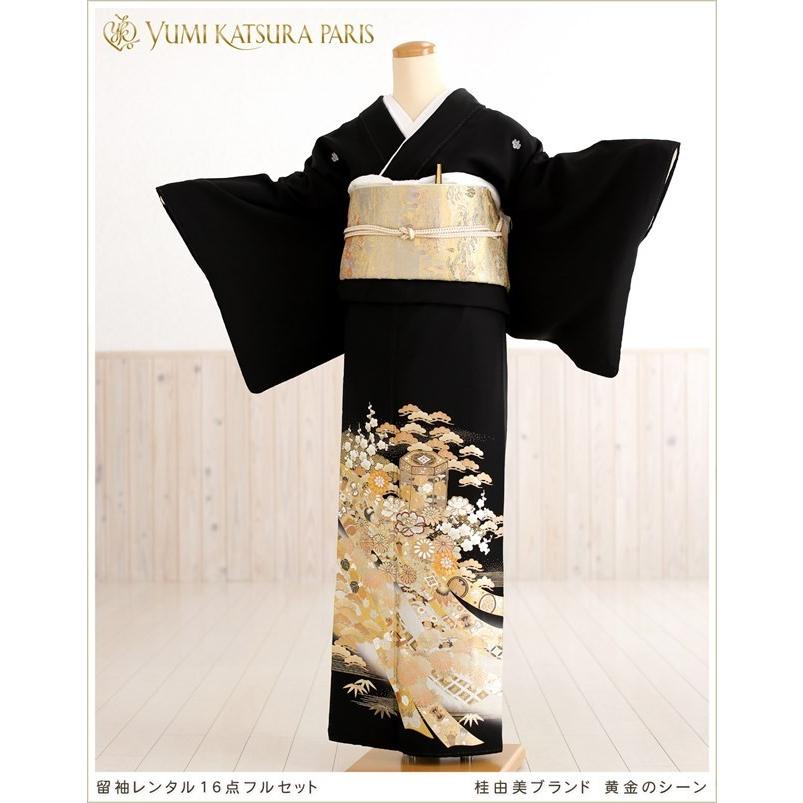 YUMI KATSURA（ユミカツラ） 桂由美 留袖レンタル ts164-2 黒留袖