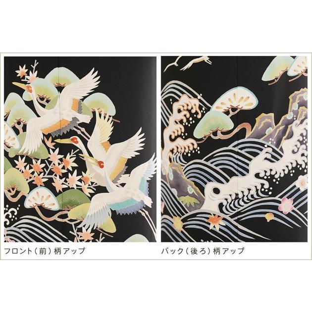 留袖レンタル 特選「加賀友禅」 ts265 手描き 黒留袖 結婚式