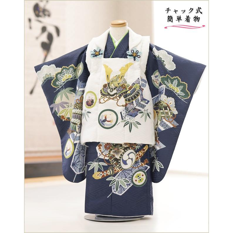 七五三衣装3才男児用•超簡単5分着付け 楽天市場】【レンタル】七五三 着物 3歳 男の子 レンタル 簡単 着付け