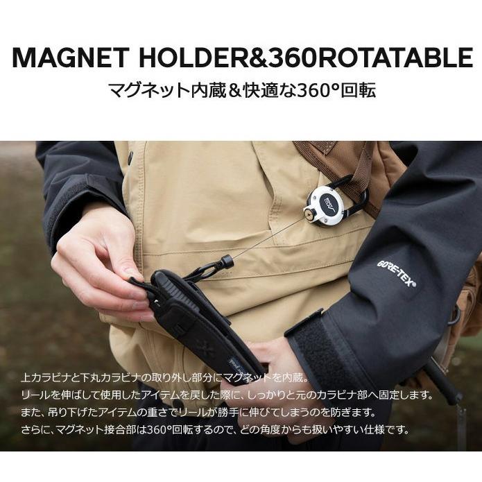 ROOT CO. ルート GRAVITY MAG REEL マグネット内蔵型リールカラビナ