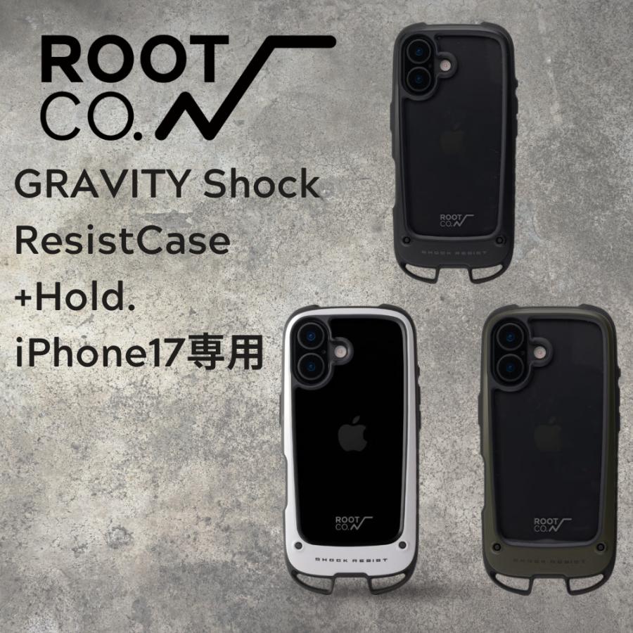 ROOT CO. ROOT CO. iPhone17専用 GRAVITY Shock Resist Case +Hold