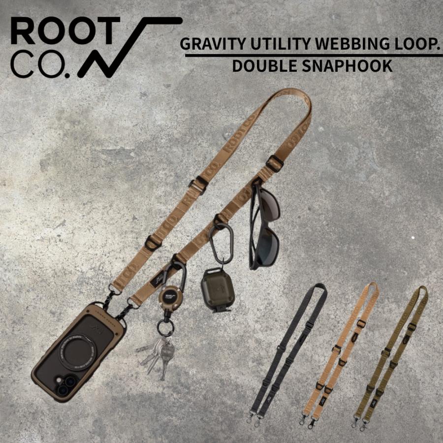 ROOT CO. ROOT CO. GRAVITY UTILITY WEBBING LOOP. / DOUBLE SNAPHOOK