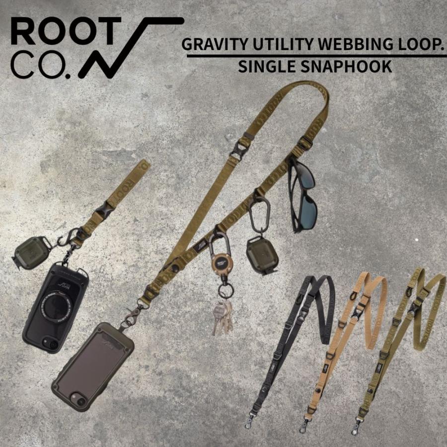 ROOT CO. ROOT CO. GRAVITY UTILITY WEBBING LOOP. / SINGLE SNAPHOOK