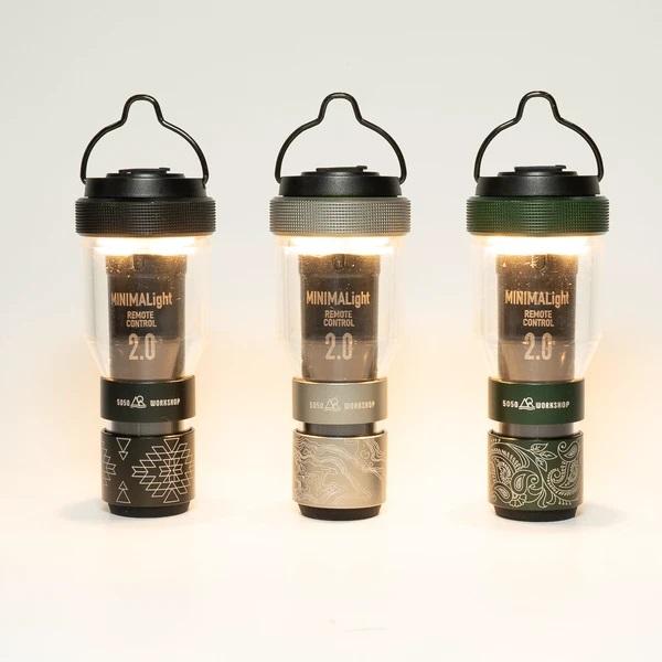 ミニマライトリモートコントロール2.0 ブラック・トライバル2個+リモコン1個 5050WORKSHOP ミニマライトリモートコントロール2.0 本体のみ