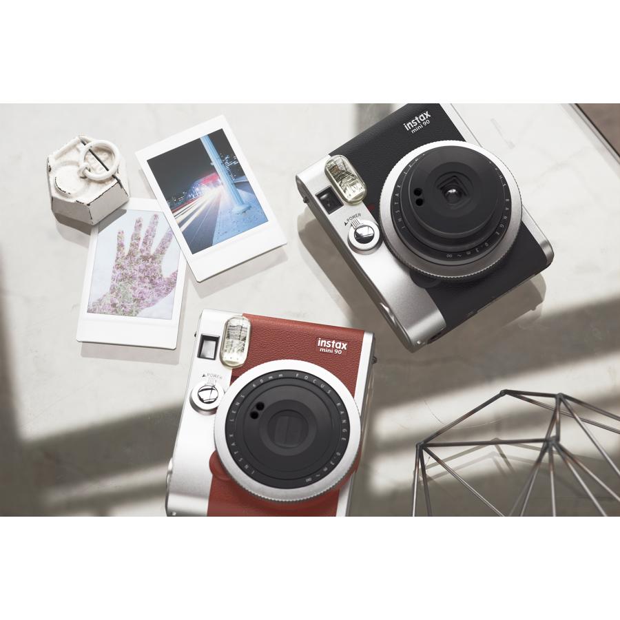 FUJIFILM インスタントカメラ instax mini 90 チェキ 本体 ネオクラシック ブラック INS MINI 90 NC 新品 NEO CLASSIC｜rentat｜04