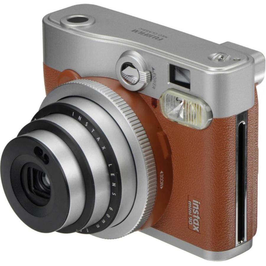 FUJIFILM インスタントカメラ instax mini 90 ブラウン チェキ FUJIFILM インスタントカメラ instax mini 90 ブラウン チェキ