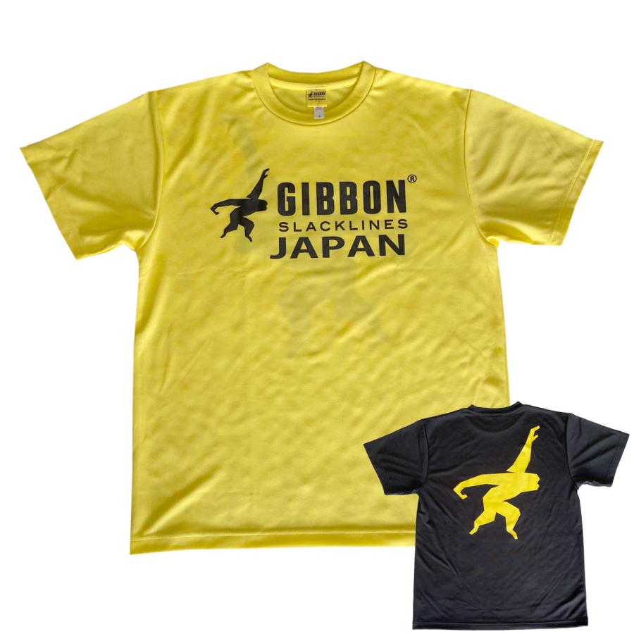 GIBBON JAPAN ドライ素材 ロゴTシャツ : スラックラインショップRENY