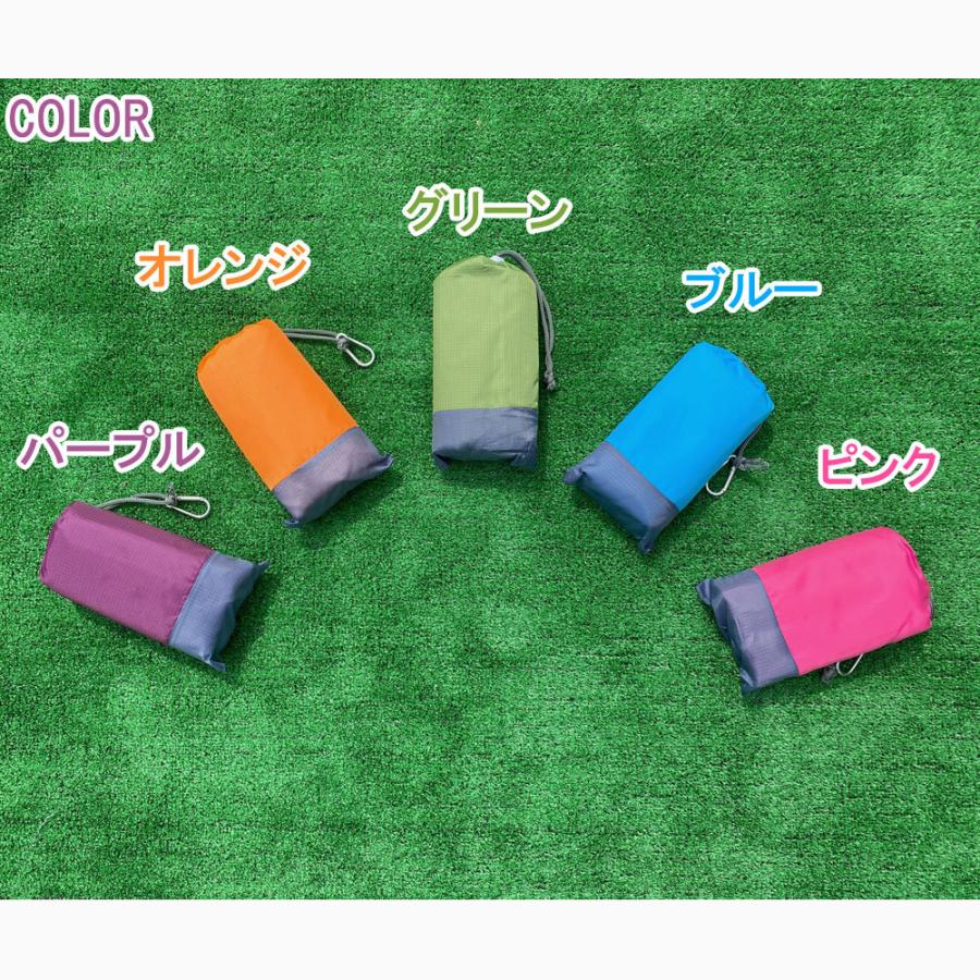 防水レジャーシート コンパクト 2m x 2.1m 軽量 薄型 ビーチマット