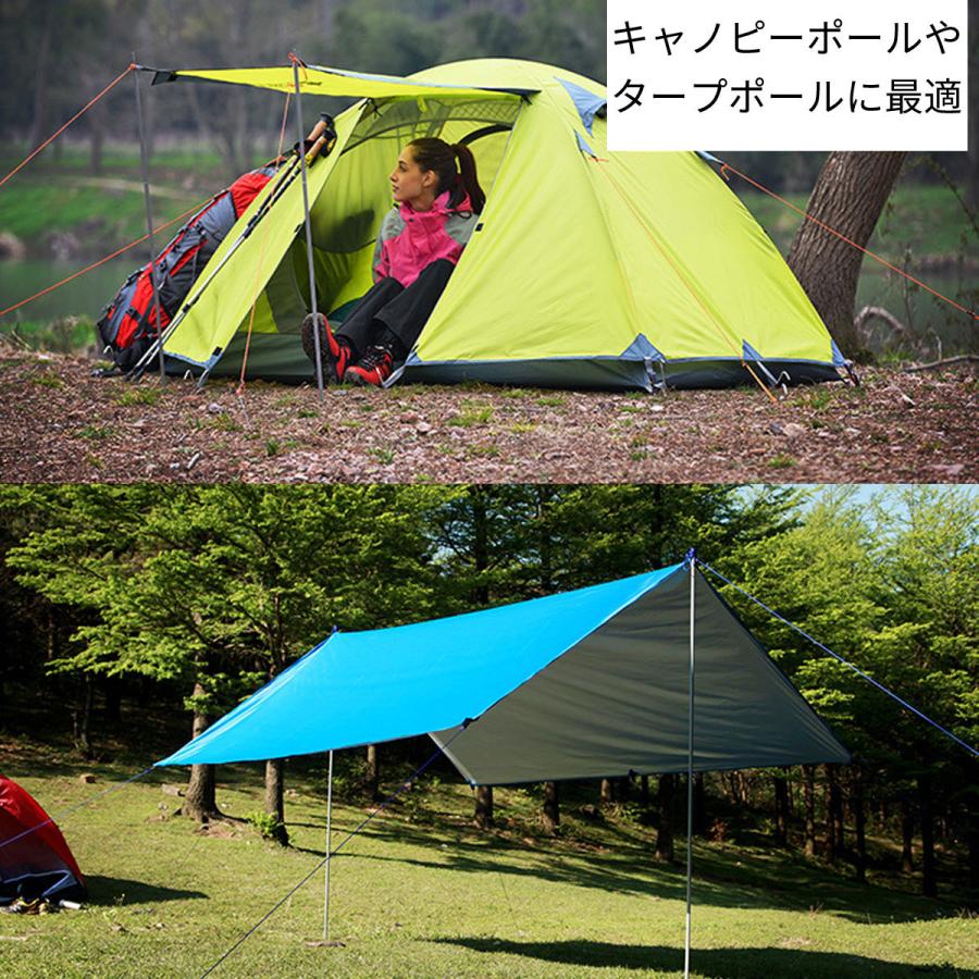 タープポール キャノピーポール 200cm 2本セット : スラック タープポール キャノピーポール 200cm 2本セット : スラック